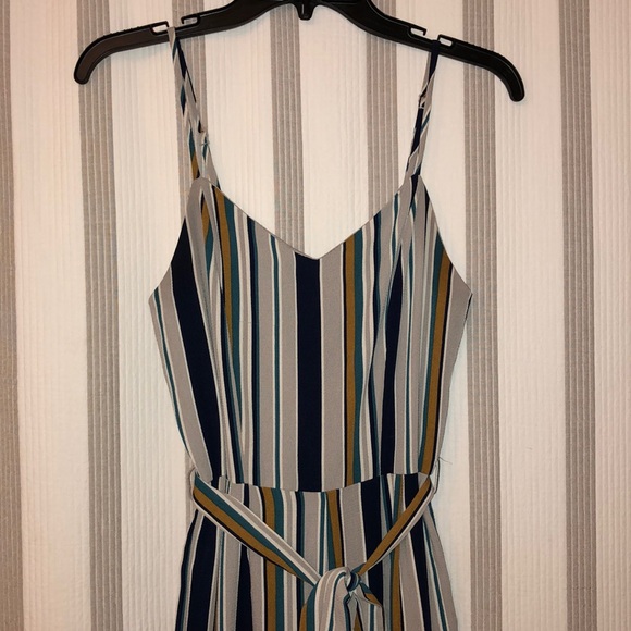 Stripped Jumpsuit - Picture 2 of 9
